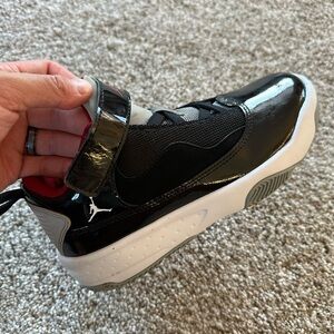 Jordan Kids Black and White Sneakers